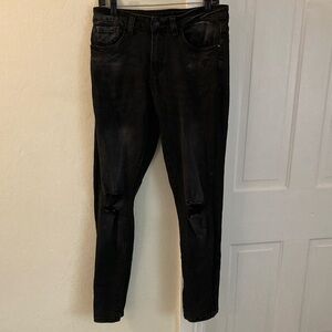 Rue21 Black Distressed Skinny Jeans